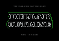 Dollar Outline Font - Featured Image