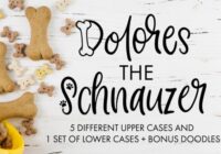 Dolores the Schnauzer Font - Featured Image