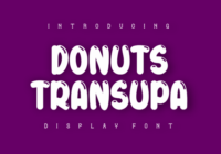 Donuts Transupa Font - Featured Image