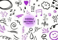 Doodle Abstract Font - Featured Image