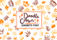 Doodle Crown Font - Featured Image