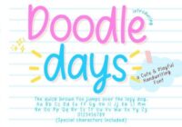 Doodle Days Font - Featured Image