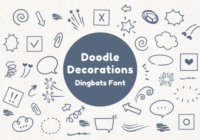 Doodle Decorations Font - Featured Image