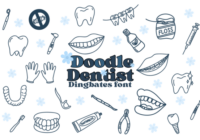 Doodle Dentist Font - Featured Image
