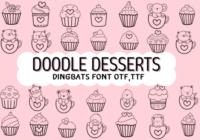 Doodle Desserts Font - Featured Image