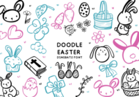 Doodle Easter Font - Featured Image