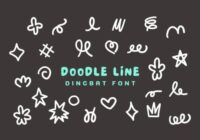 Doodle Line Font - Featured Image