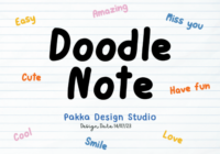Doodle Note Font - Featured Image