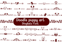 Doodle Puppy Art Font - Featured Image
