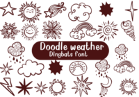 Doodle Weather Font - Featured Image