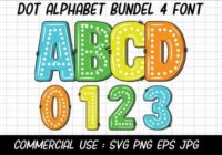 Dot Alphabet Font - Featured Image