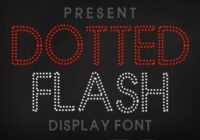 Dotted Flash Font - Featured Image