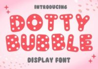 Dotty Bubble Font - Featured Image