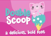 Double Scoop Font - Featured Image