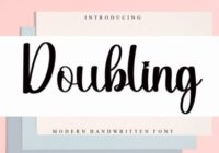 Doubling Font - Featured Image