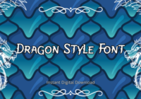 Dragon Style Font - Featured Image