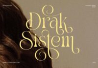 Drak Sistem Font - Featured Image