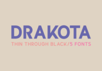 Drakota Font - Featured Image
