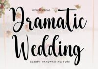 Dramatic Wedding Font - Featured Image