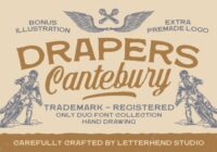 Drapers Canterbury Font - Featured Image
