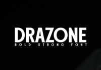 Drazone Font - Featured Image