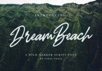 Dream Beach Font - Featured Image