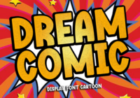 Dream Comic Font - Featured Image