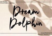 Dream Dolphin Font - Featured Image