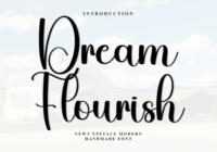 Dream Flourish Font - Featured Image