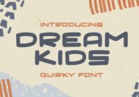 Dream Kids Font - Featured Image