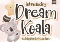 Dream Koala Font - Featured Image