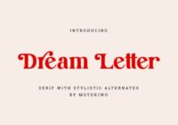 Dream Letter Font - Featured Image