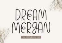 Dream Mergan Font - Featured Image