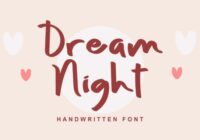 Dream Night Font - Featured Image