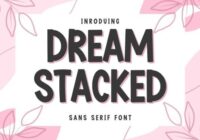 Dream Stacked Font - Featured Image
