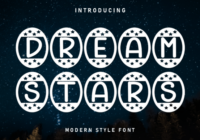 Dream Stars Font - Featured Image