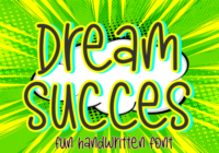 Dream Succes Font - Featured Image