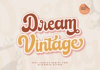 Dream Vintage Font - Featured Image