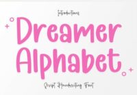 Dreamer Alphabet Font - Featured Image