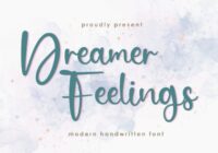 Dreamer Feelings Font - Featured Image