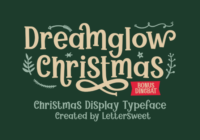 Dreamglow Christmas Font - Featured Image