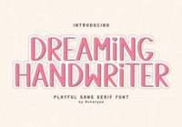 Dreaming Handwriter Font - Featured Image