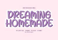 Dreaming Homemade Font - Featured Image