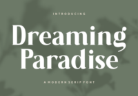 Dreaming Paradise Font - Featured Image