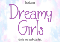 Dreamy Girls Font - Featured Image