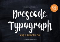 Drescode Typograph Font - Featured Image