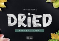 Dried Font - Featured Image