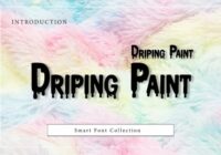 Driping Paint Font - Featured Image