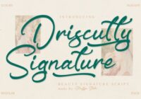 Driscutty Font - Featured Image