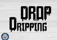 Drop Dripping Font - Featured Image